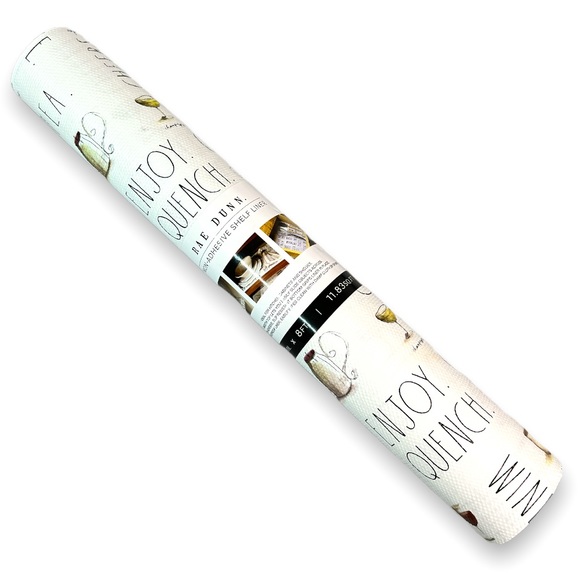 NEW Rae Dunn Non Adhesive Shelf Liner 17.75in x 8ft Non Adhesive Liner Roll - Picture 1 of 5